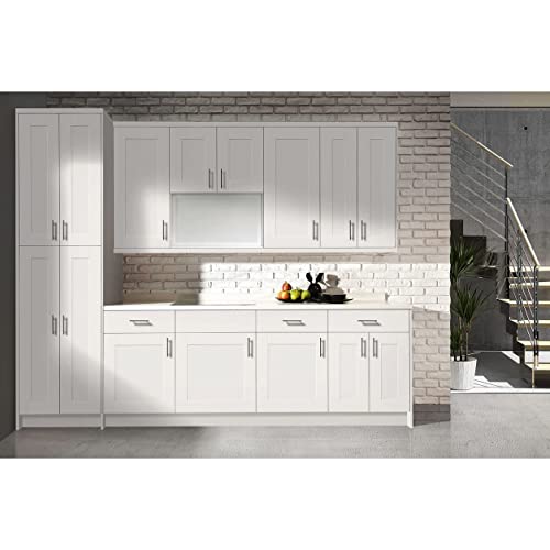 Unfinished Oak Shaker Kitchen Cabinet Door Replacement E44293