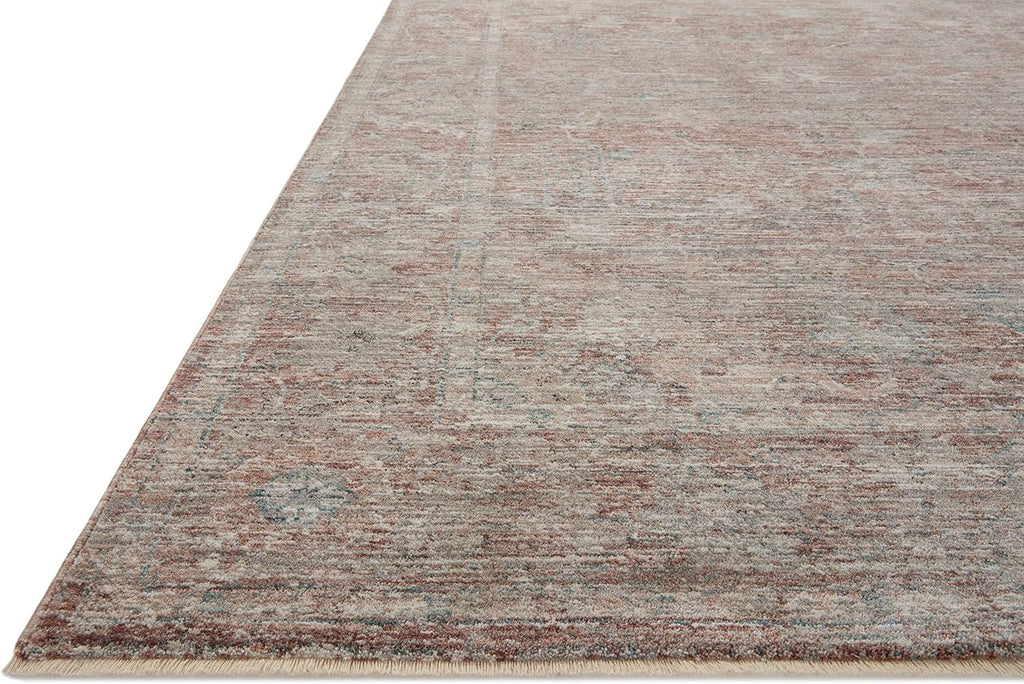 Loloi Magnolia Home by Joanna Gaines x Millie Brick/Fog 7'10" x 10' Area Rug T47527