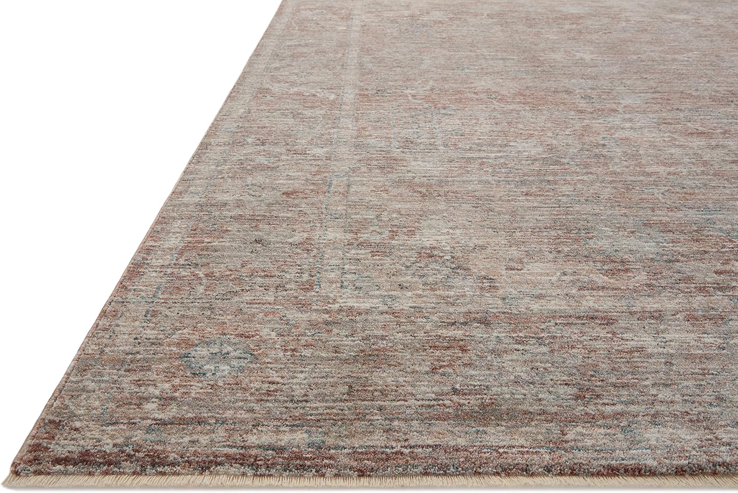 Loloi Magnolia Home by Joanna Gaines x Millie Brick/Fog 7'10" x 10' Area Rug T47527