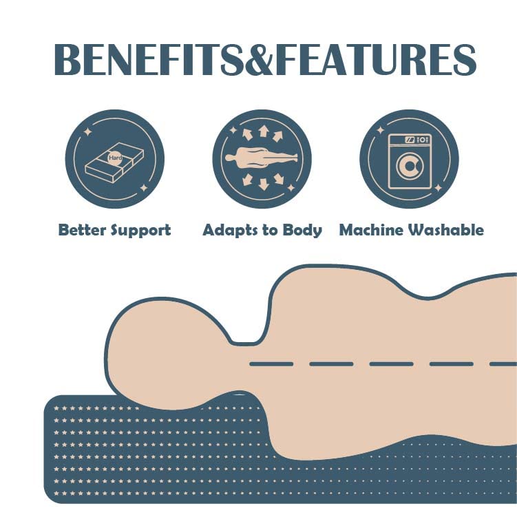 Folding Mattress 4 Inch Twin XL Memory Foam with Washable Cover C28711