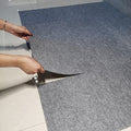 Self Adhesive Carpet Tiles -Easy Install DIY-Non-Slip Peel and Stick Carpet Tile 12" x 12" Commercial Carpet Floor Tiles Home Furnishings 12 Tiles Per Carton/12sq Ft.