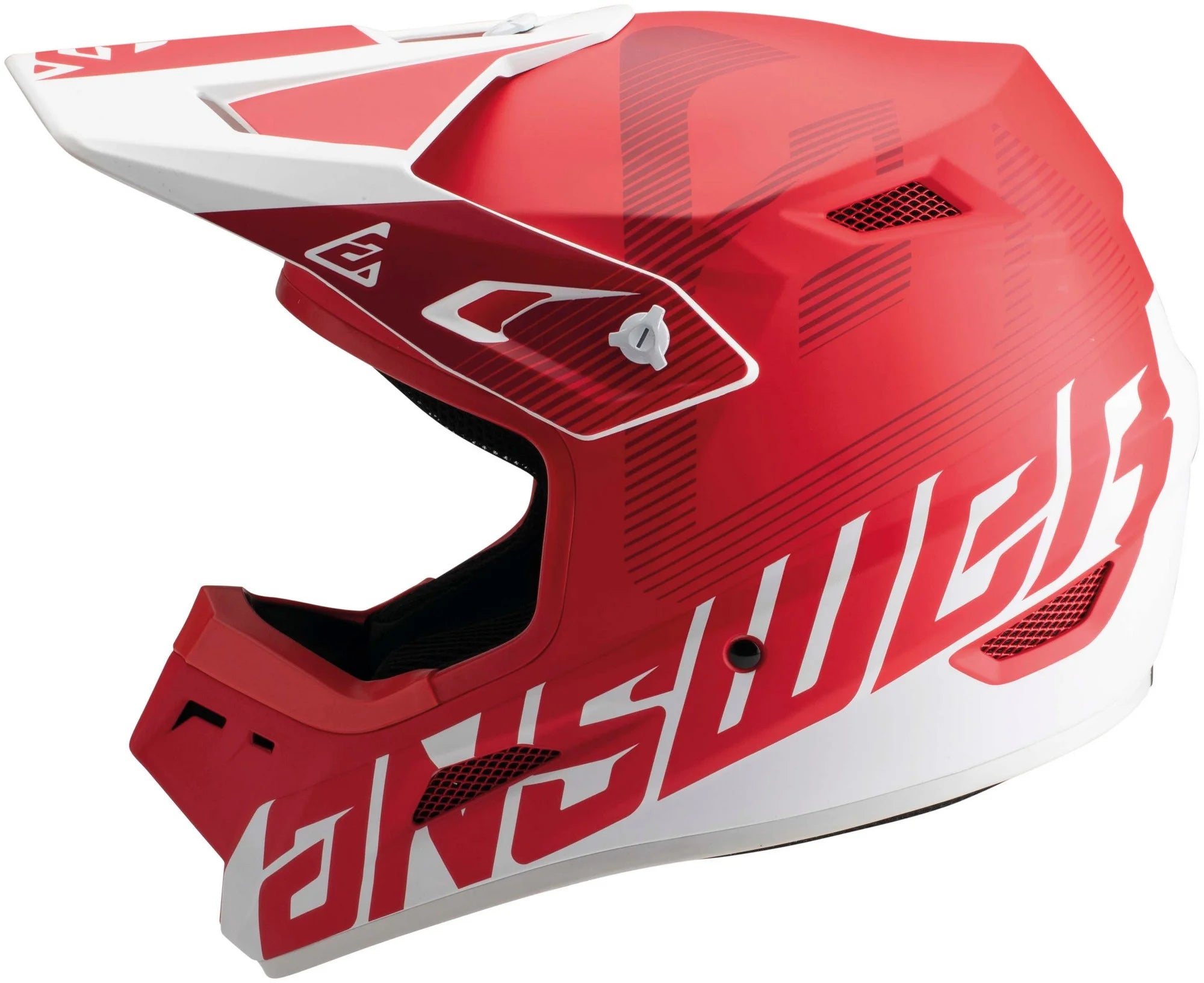 Answer AR1 V2 Bold MX Offroad Helmet Red/White SM S327