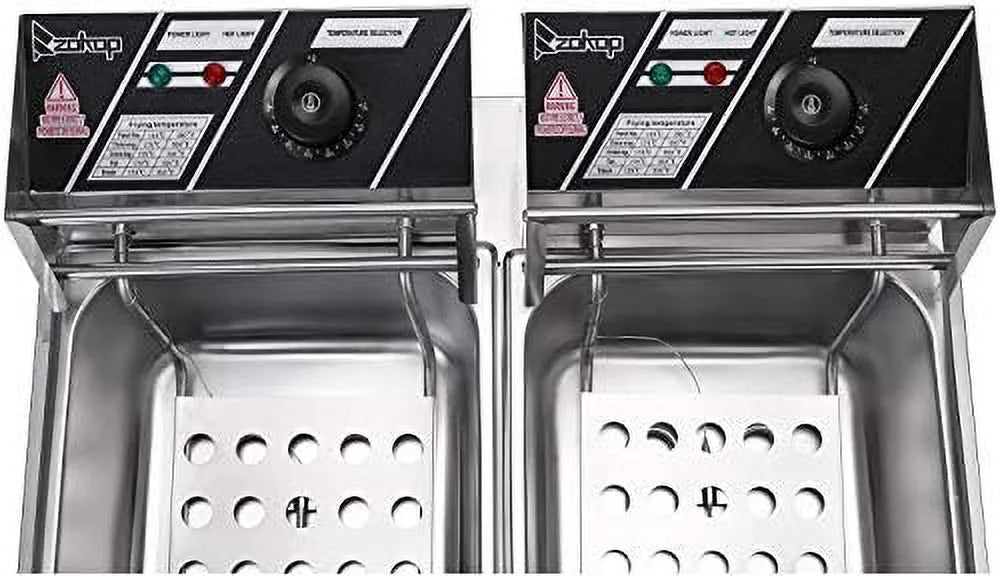 12L 5000W Electric Dual Deep Fryer G67543