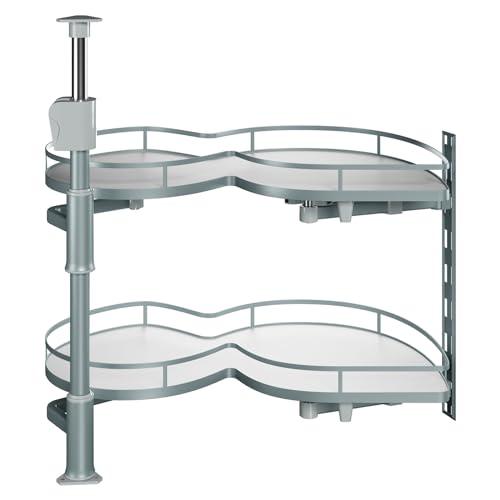 Blind Corner Cabinet Organizer 36" Pull Out 2 Tier Soft Close N12010