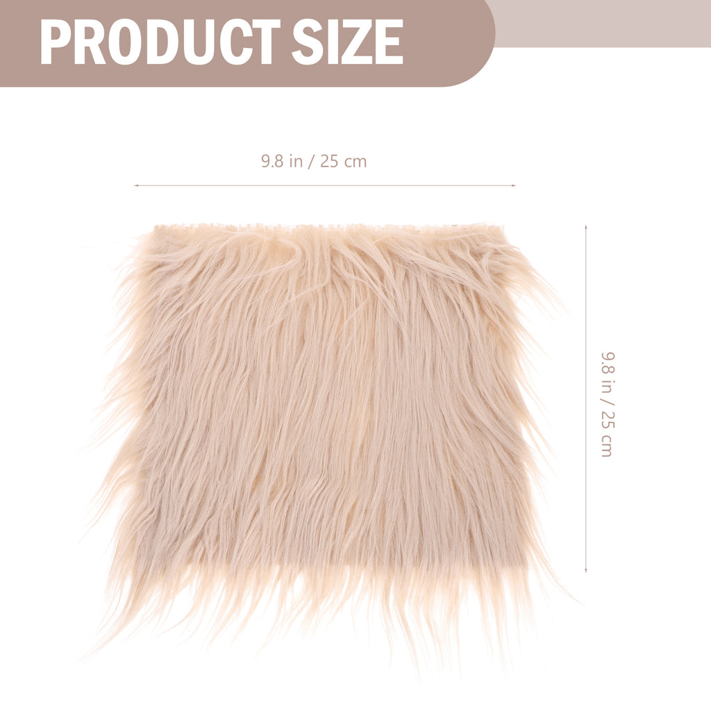DIY Gnome Doll Craft Kit with Faux Fur Fabric & Wooden Balls K7191