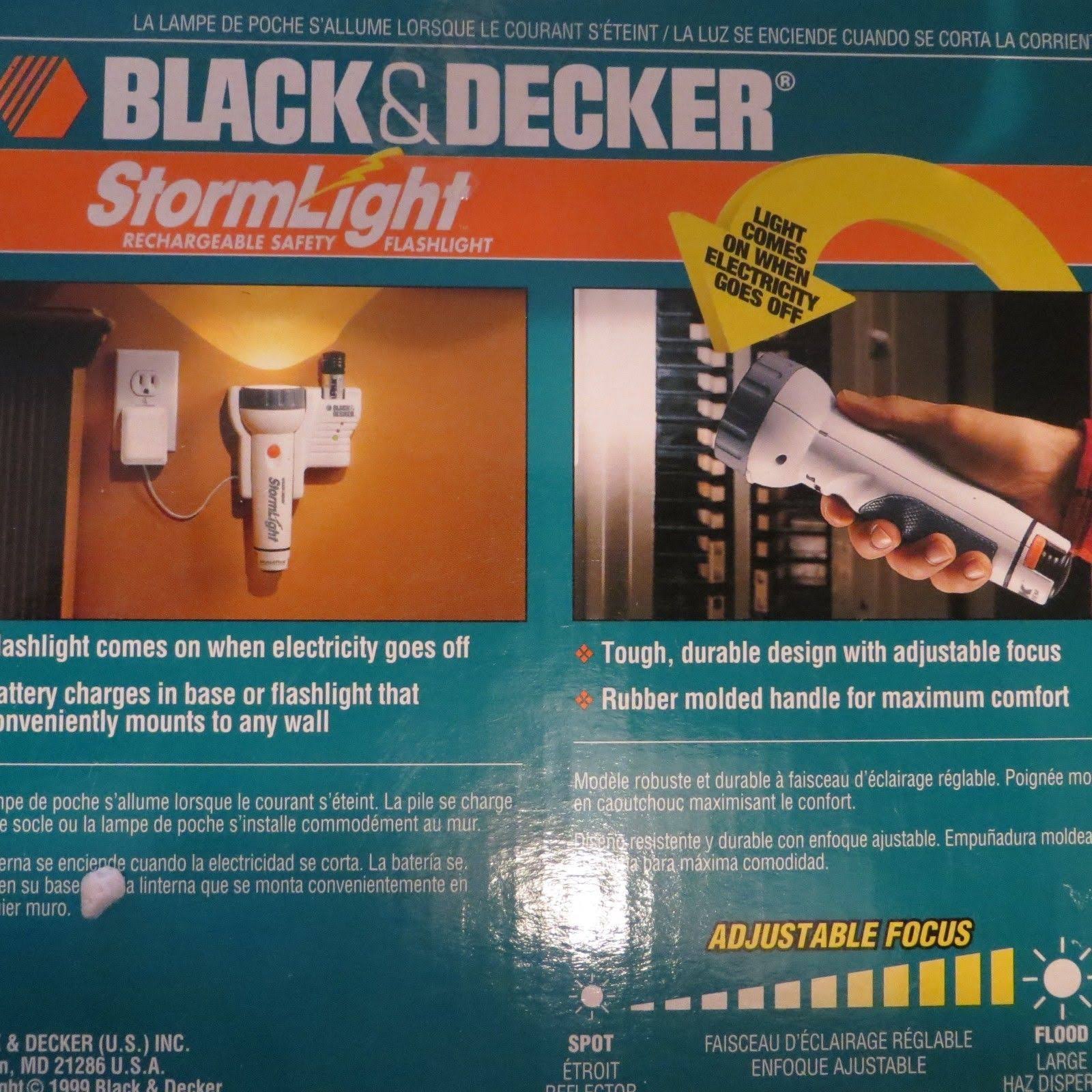 Black & Decker Stormlight Versapak VP215 3.6V Emergency Flashlight T293