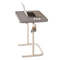 Couch Table Tray, Folding Sofa Bedside Table, Stowaway Laptop Desk, Portable Bed Dinner Tray - Height Adjustable TV Table with Cup Holder