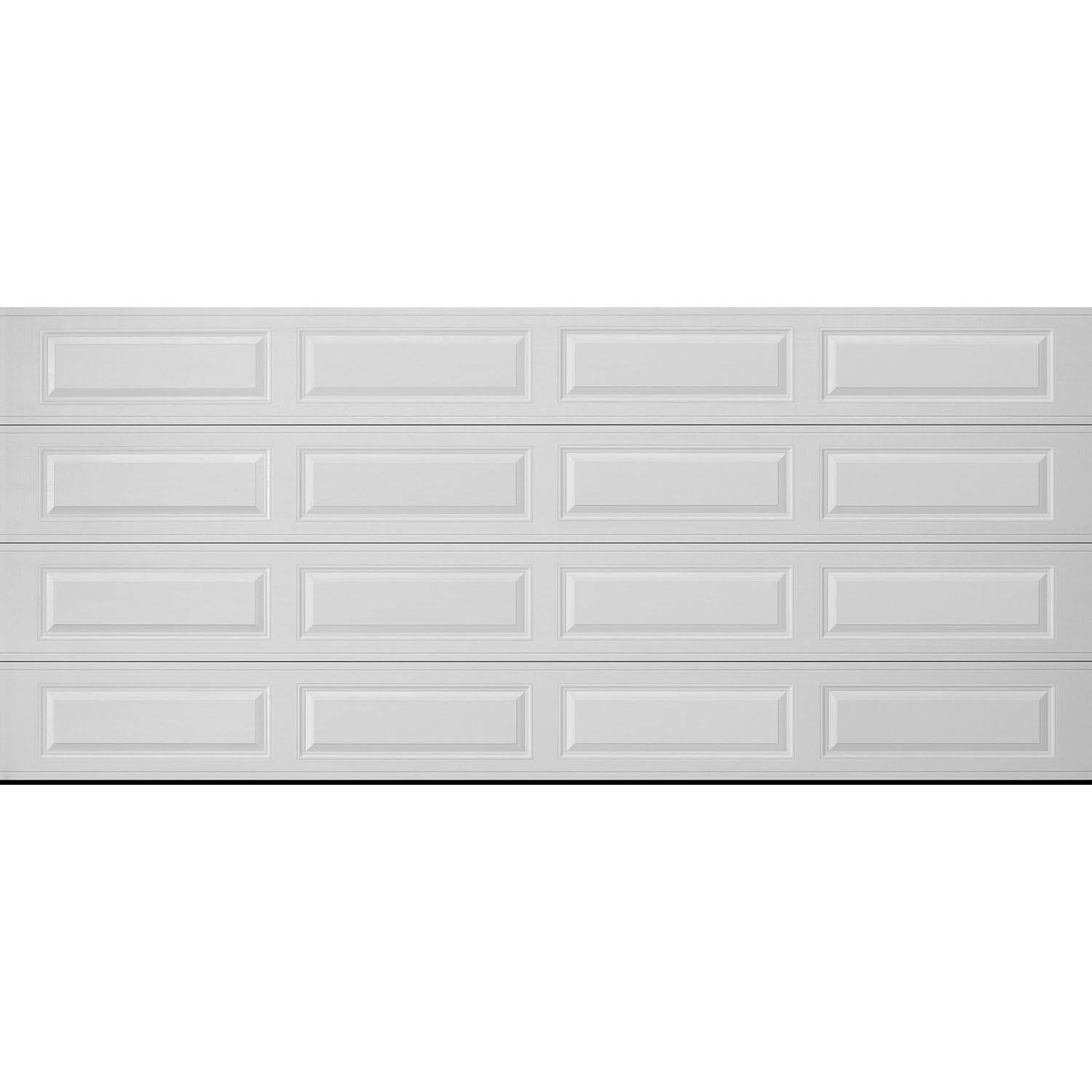 Stratford 2000 Long Panel Garage Door - Sandtone 8 x 7 Stockton Window