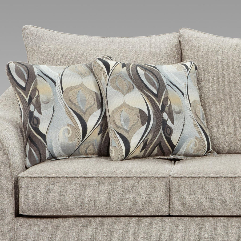 Roundhill Furniture Pillowback Loveseat F333504