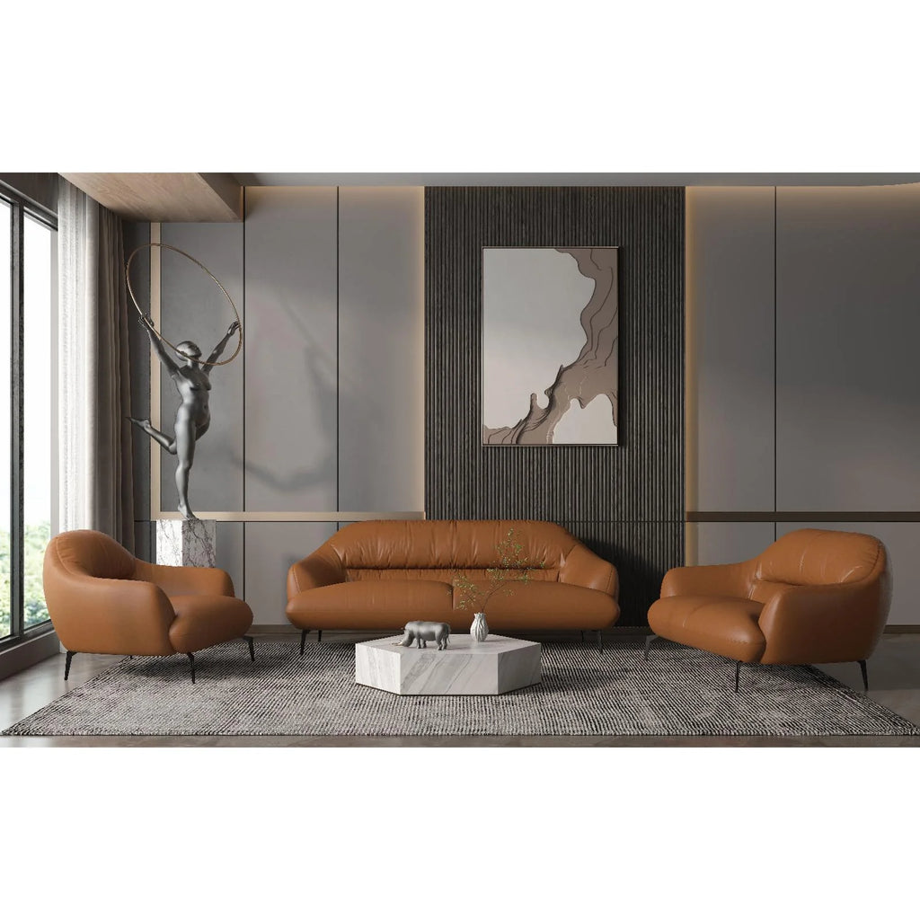 Acme Furniture Leonia Accent Chair, Pearl Gray Leather H679967