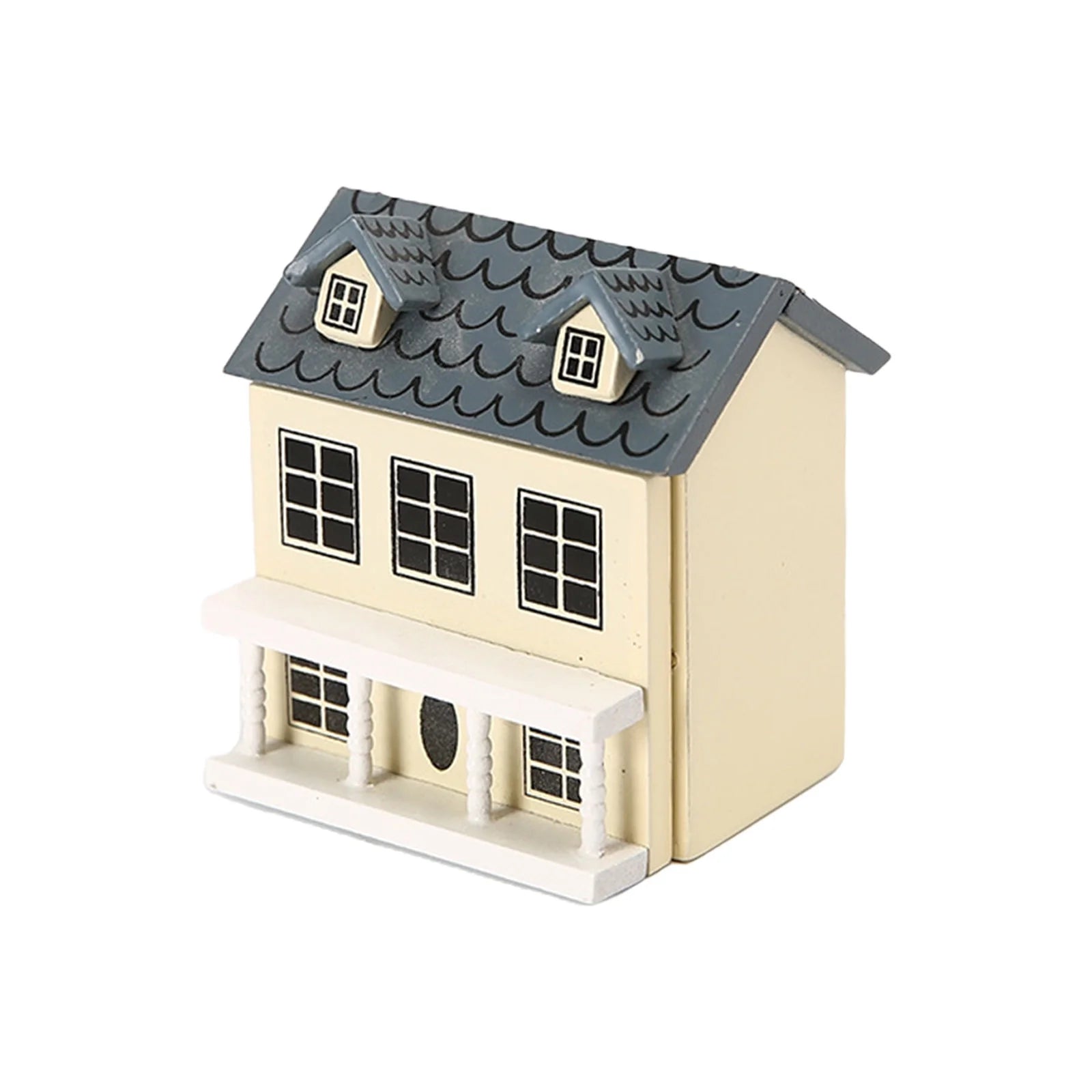 VIEGINE Miniature Villa House Dollhouse House Model Girls Pretend Kitchen Furniture Toy for 1:12 DIY Doll House Bjd Dolls Accs