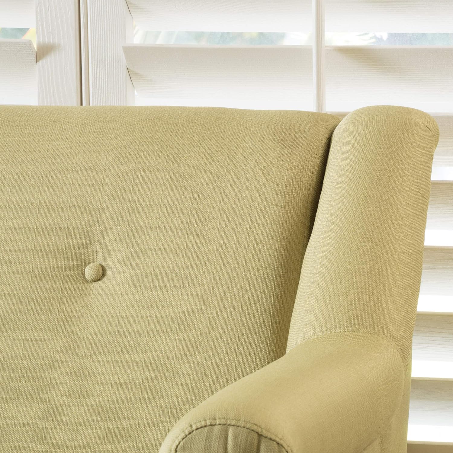Christopher Knight Home Grace Fabric Sofa, Light Green S962
