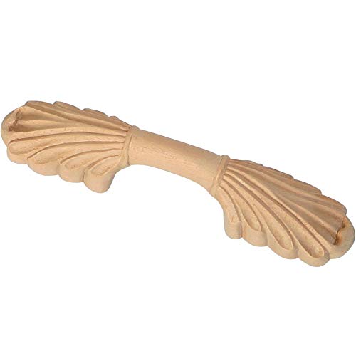 Cabinet Unfinished Wood Pulls 3” Inch Center to Center 7" Inch Over All Dresser Closet Drawer Knobs Kitchen Furniture Hardware