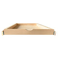 NS Soft Close Cabinet Drawer Wood Pull Out Tray Drawer Box Kitchen Cabinet Organizer Cabinet Slide Out Shelf Wooden Pull Out Shelf (No Assembly Required-12 W×21" D×3" H)