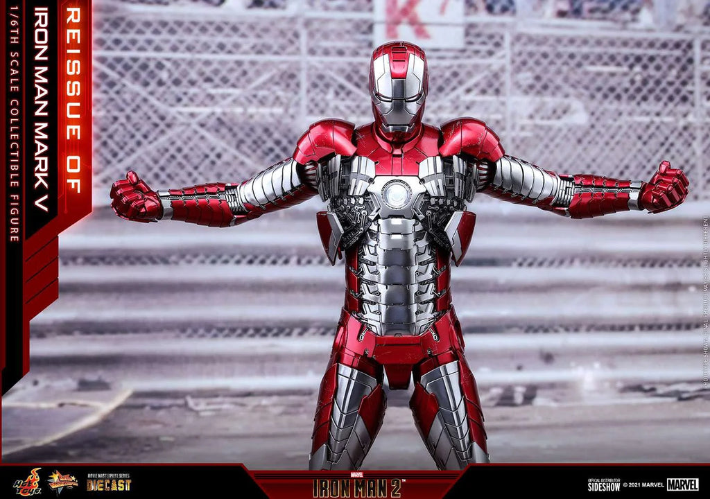 Marvel Diecast Iron Man Mark V Collectible Figure U710