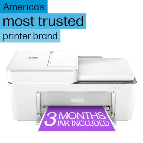 HP DeskJet 4155e Wireless Color Inkjet Printer, Print, Scan, Copy X68184