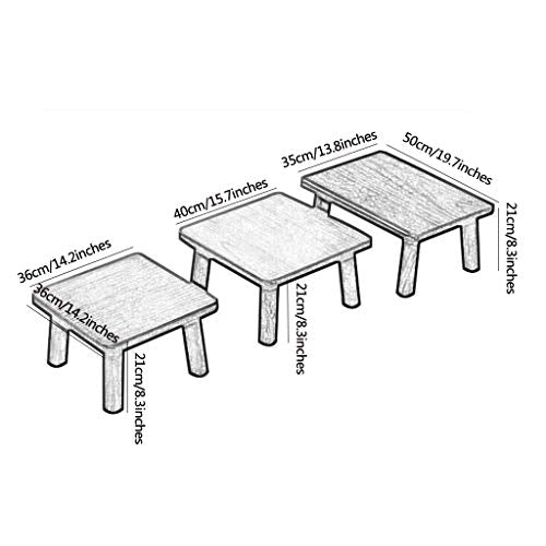 Japanese Style Solid Wood Small Coffee Table for Balcony Living Room A593