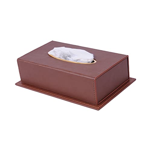 MOOGCO Leather Desk Organizer Set - 14 PCS (Brown) E747