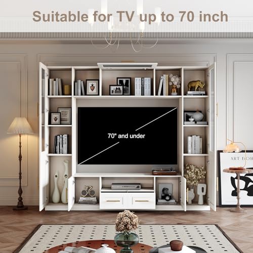 Entertainment Wall Unit for TVs Up to 70", White Z28470