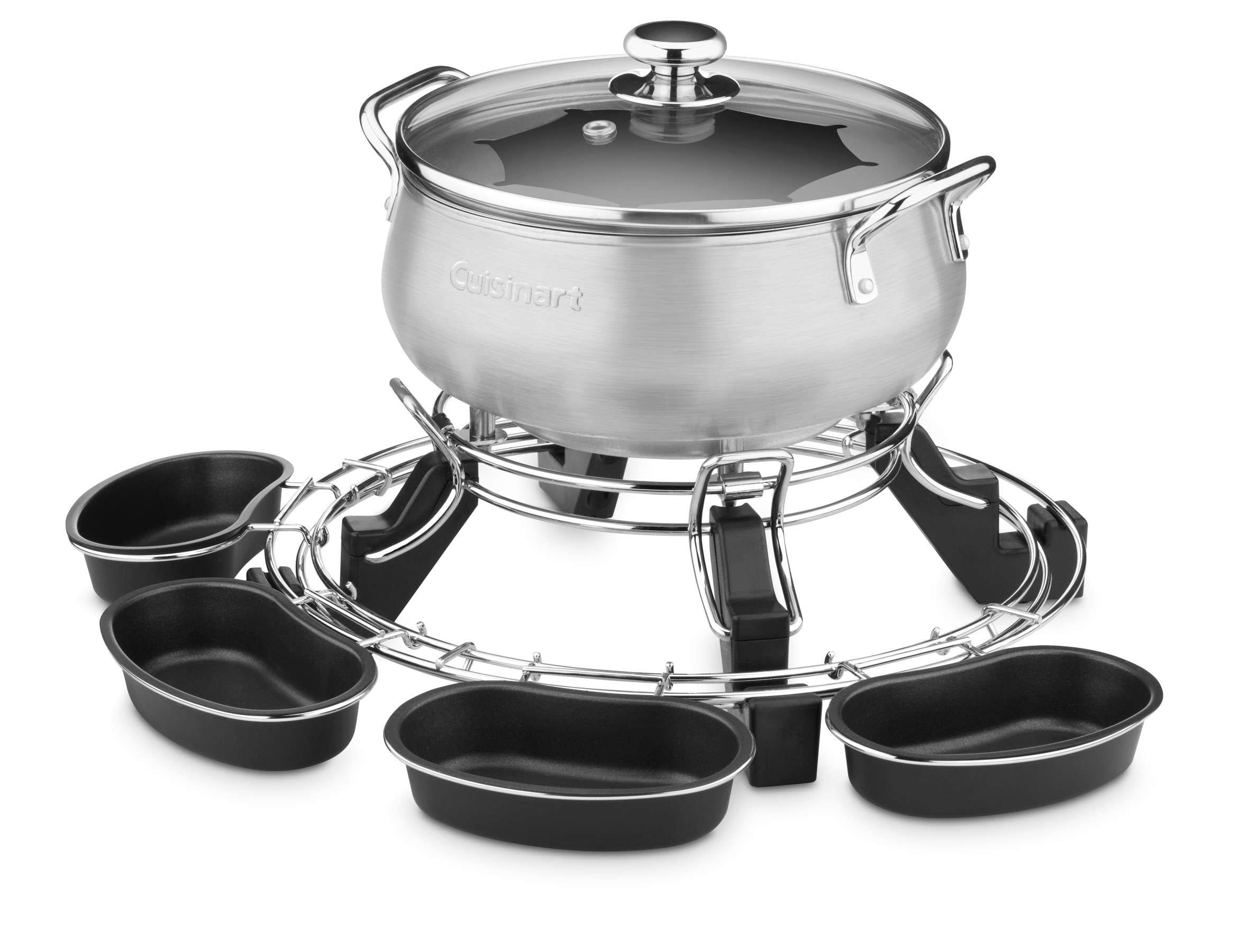 Cuisinart CFO-1000 Lazy Susan Electric Fondue Maker U2696