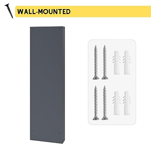 5 Tier Metal Shoe Cabinet with Cover, Anthracite Q68446