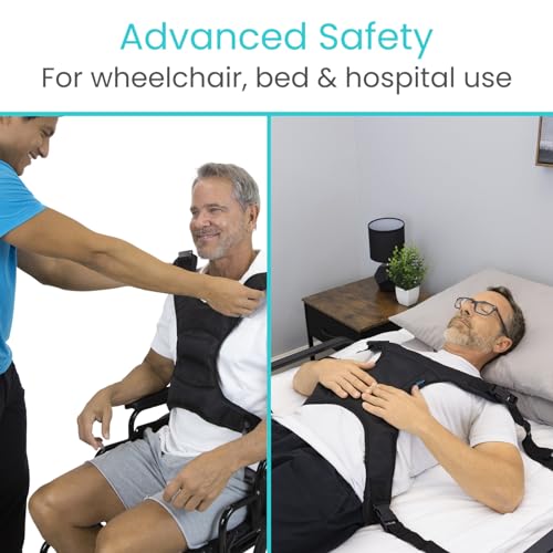 Vive Wheelchair Harness for Adults - Seat Belt with Adjustable Straps J503