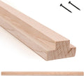 Wood Drawer Slide – 20-Inch Wide-T Vintage Center Mount Drawer Slides – Natural Maple Wooden Drawer Slide Replacement (Corresponding Metal Slide Sold Separately)