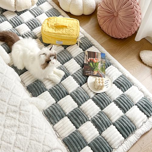 Non Slip Washable Couch Cover for Dogs, Pet Friendly Sofa Cover (Dark Brown, 27.6" x 82.7") G401406