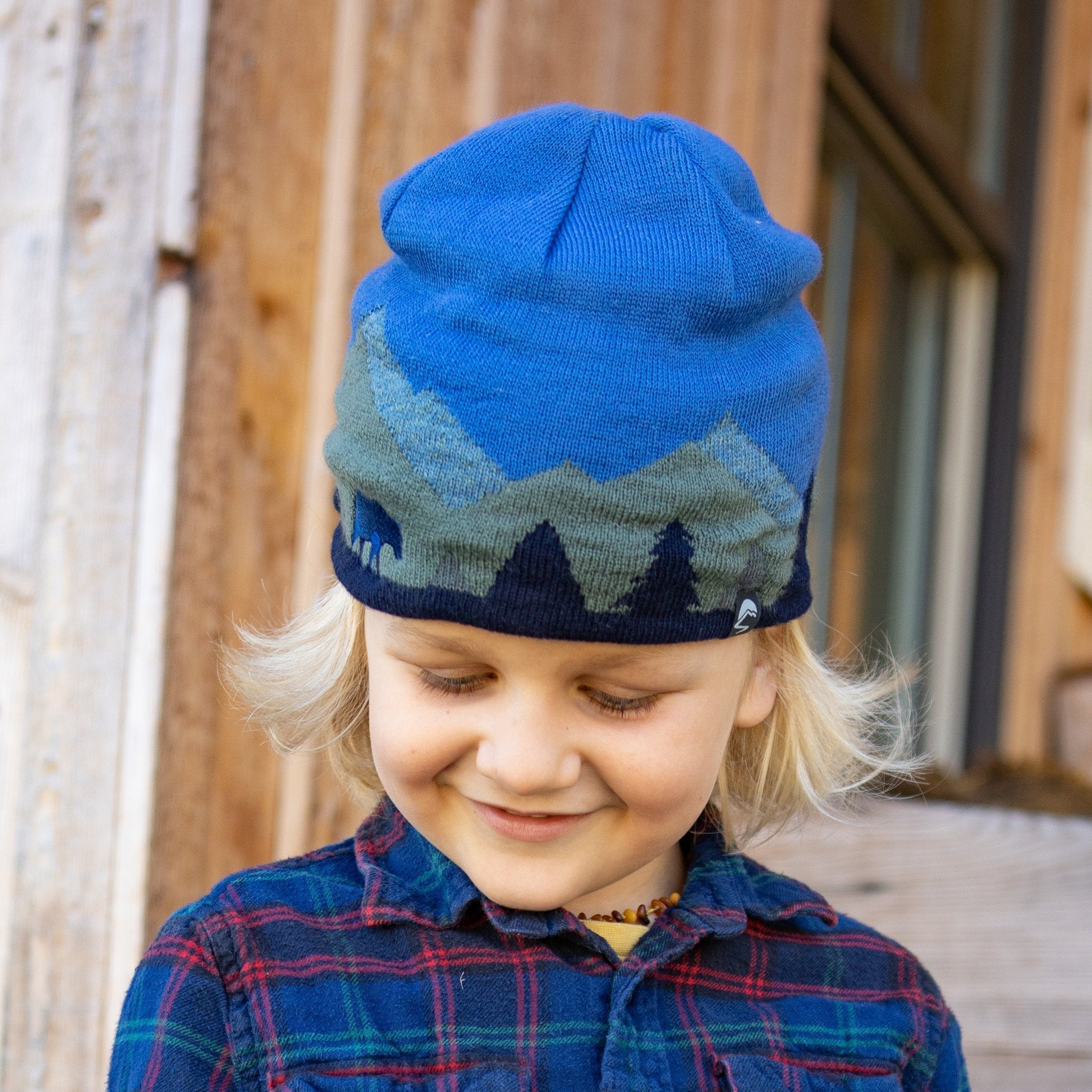 Kids' Forest Bear Beanie Q0 Jo