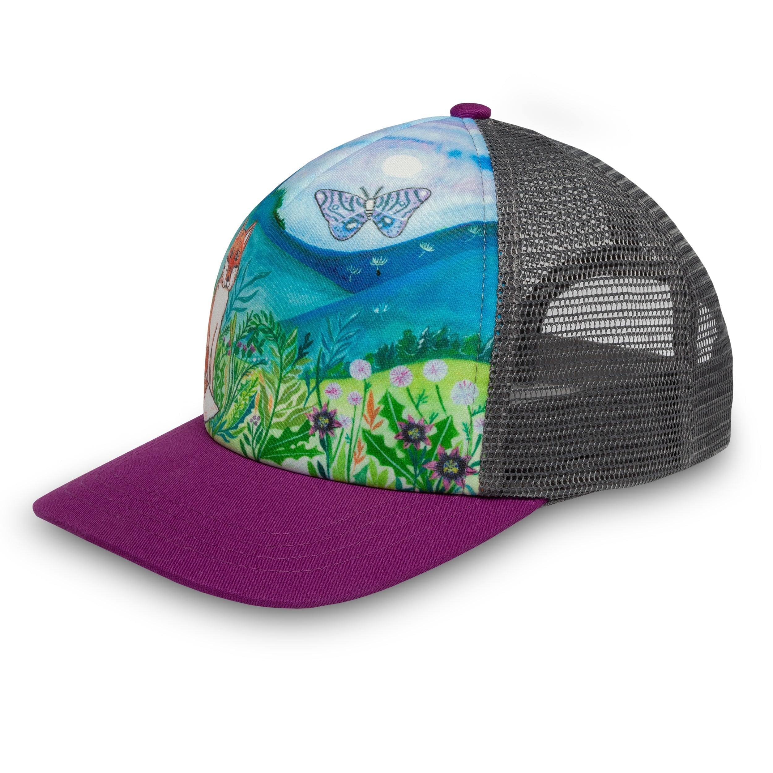 Kids' Moonflower Fox Trucker K6 Hq