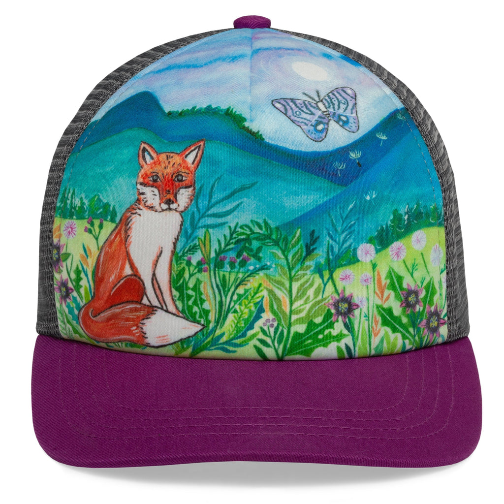 Kids' Moonflower Fox Trucker K6 Hq