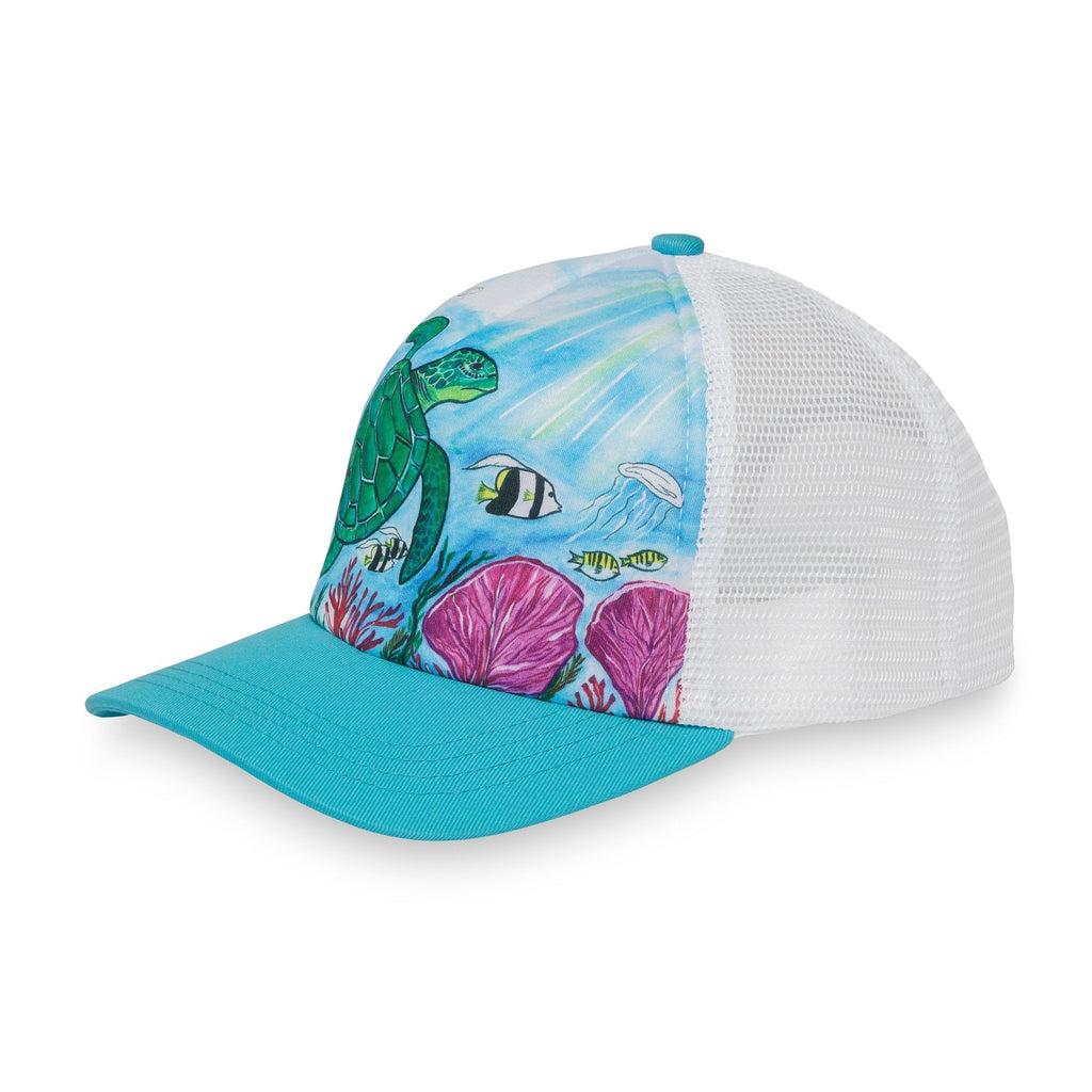 Kids' Sea Turtle Trucker - SALE V1 X0