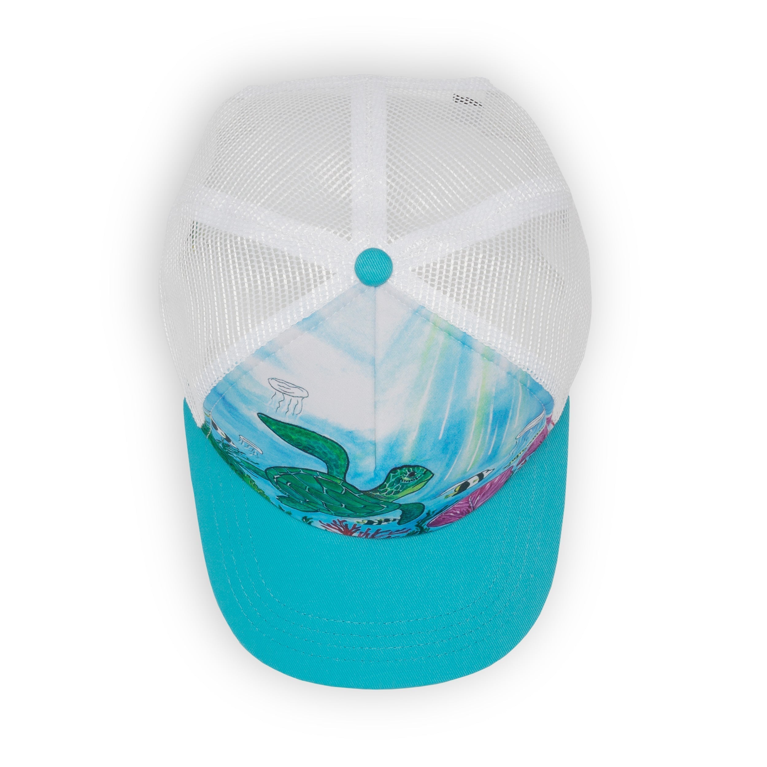 Kids' Sea Turtle Trucker - SALE V1 X0